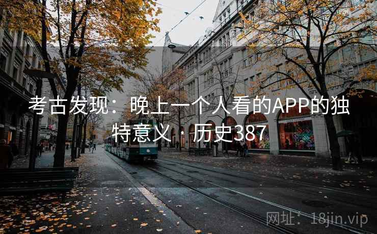 考古发现：晚上一个人看的APP的独特意义 · 历史387  第1张